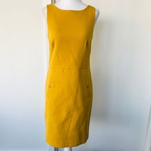 BANANA REPUBLIC Yellow Sheath Dress